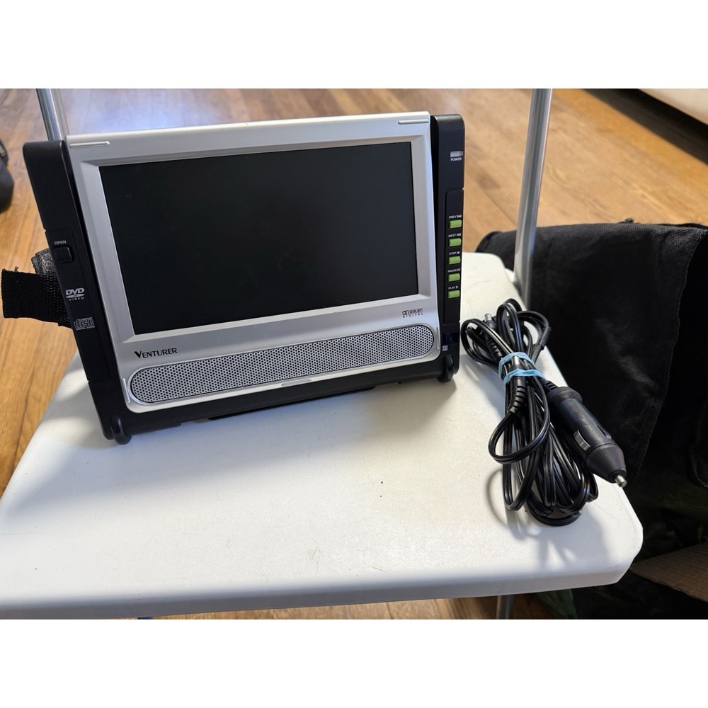 Venturer PVS6281 8.4" Widescreen Mobile DVD Player, Not Working, No Display